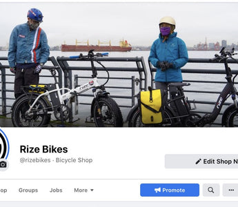 Please Follow Rize Bikes on Facebook!