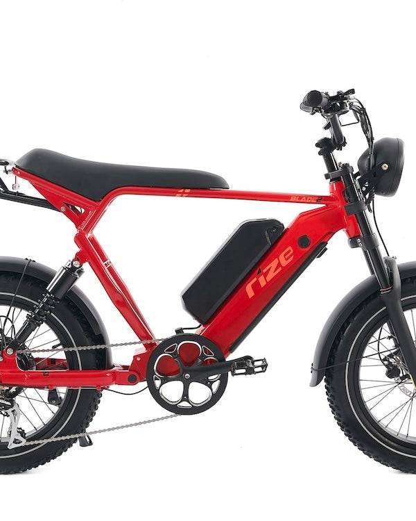 red electric bicycles Vintage-Inspired Electric Bike: Elegance Meets High Performance – Rize Bikes